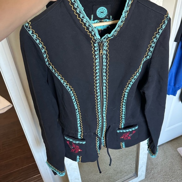 Double D Ranch Vintage Western Jacket with Embroidered Details - Picture 3 of 5